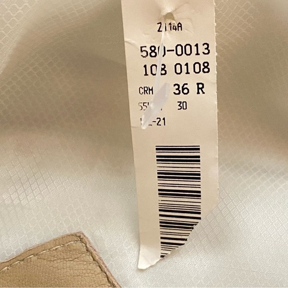 Missani Le Collezioni NWT Leather Pants Size 36 - Picture 11 of 15